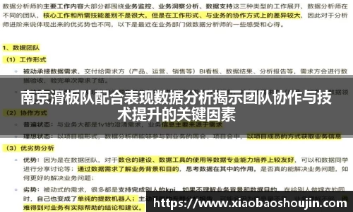 南京滑板队配合表现数据分析揭示团队协作与技术提升的关键因素