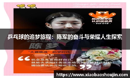 乒乓球的追梦旅程：陈军的奋斗与荣耀人生探索
